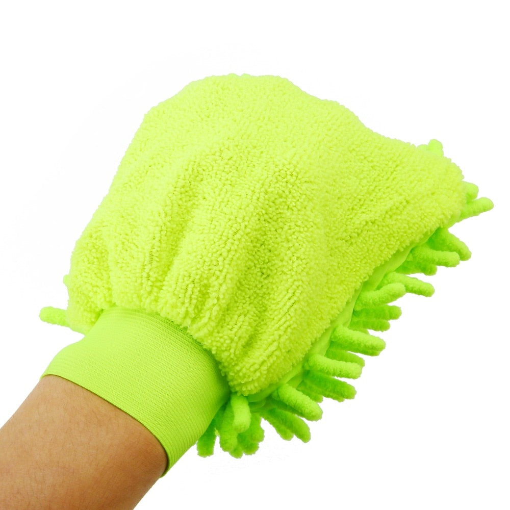 Car Body Window Wash Cleaning Glove Towel